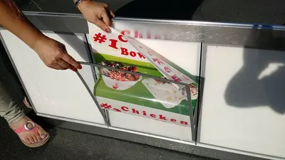 63" Menu Billboard advertising Light board led opening