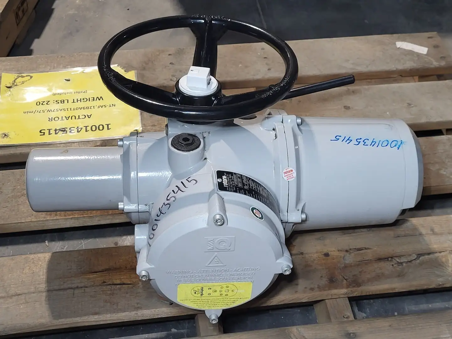 New | in-Stock 2013 ROTORK IQS12FA10B4 Electric Motor Driven Actuators British Columbia CA | Lenmark #1440804
