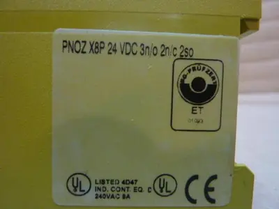 USED PILZ PNOZX8P24VDC3N/O2N/C2SO