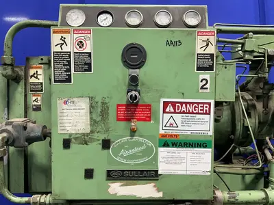 Used SULLAIR 1040 ACAC Rotary Screw & Sliding Vane Air Compressors Ohio US | HGR 24 #1325326