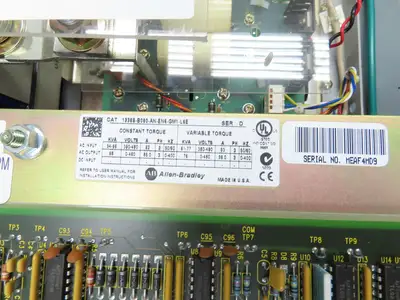 Allen Bradley 1336SB060VAADSGM1CHA2CL6EC AC Drive VFD 75Hp 76kva 460V Enclosure