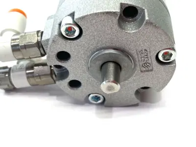 USED SMC ROTARY ACTUATOR DOUBLE-ACTING, DOUBLE SHAFT, 20MM