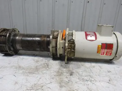 Gusher MS3.5-3-100FJ-12-A-TC 1Hp Vertical Coolant Pump 6GPM 84' Head 230/460V
