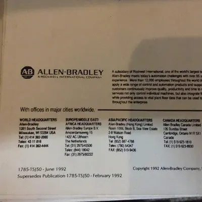 USED ALLEN BRADLEY 1785-TSJ50