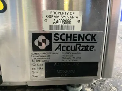 Used 2002 SCHENCK MOD302N Chemical & Process Equipment Ohio US | HGR 24 #1424459