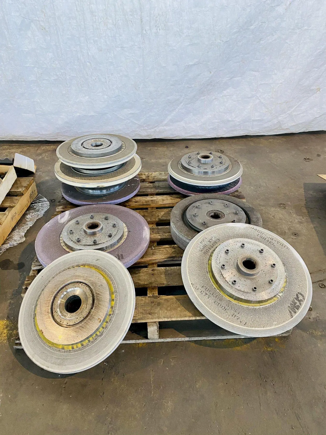 (10) LEMPCO GRINDING WHEELS HUBS. STOCK # 0312521