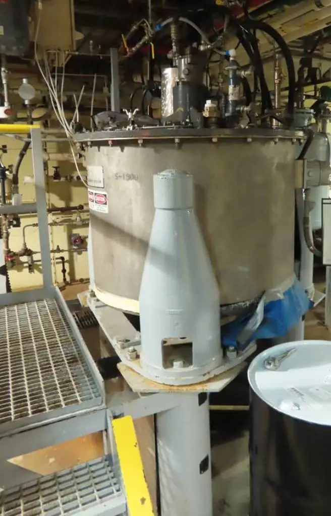 Ketema Mark III 32 x 20 perforate basket centrifuge, 316SS.