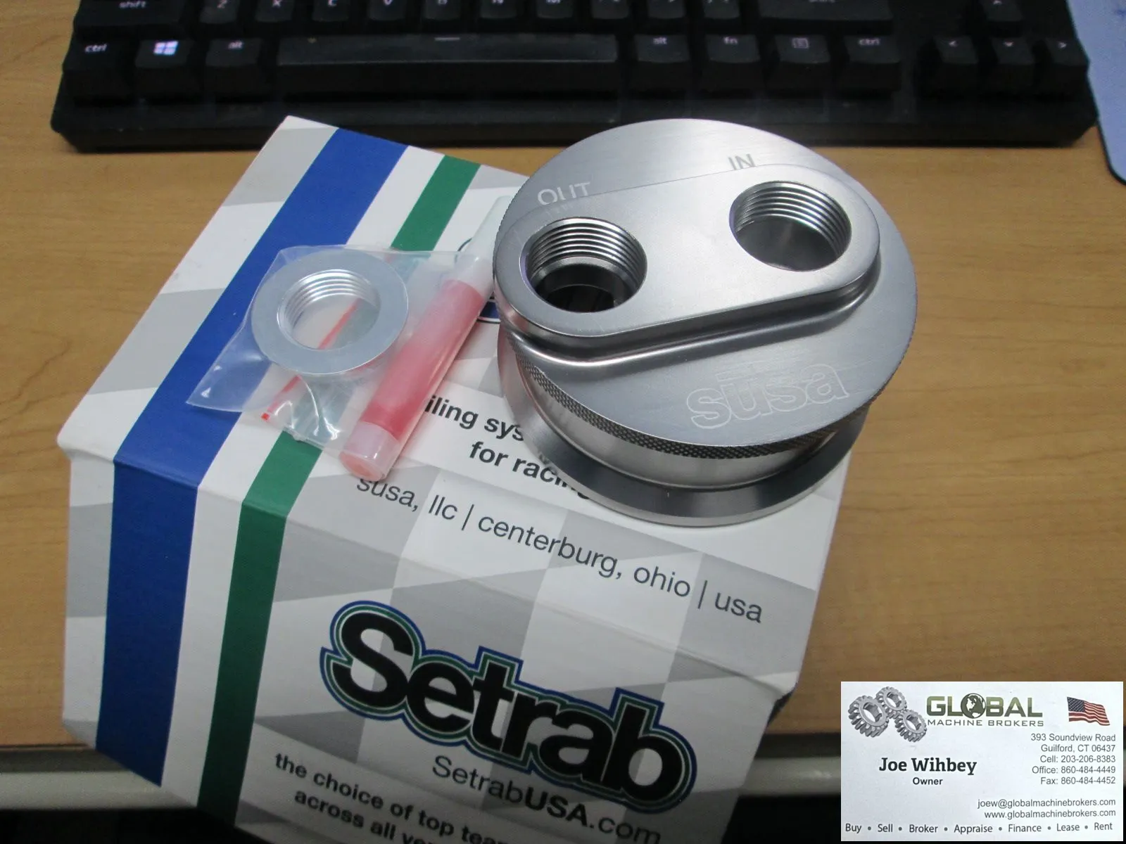 Setrab Susa 18-TO76-20-22 Oil Filter Take Off Plate M20x1.5 - 22mm Ports