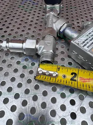 USED GEMU 540/15/D59405-1 PNEUMATIC VALVE ACTUATOR W/ NORGREN R05-200-RNEA REGULATOR