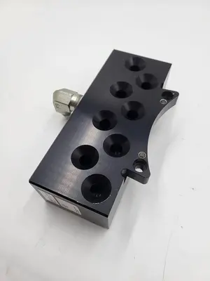 Used ATI TI AE2T TOOL SIDE AIR MODULE WITH 8 - 3/8" NPT PASS THROUGH PORTS *NEW* Misc Electrical & Power Parts | ND Industrial Surplus #1217058