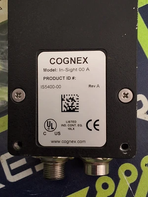 COGNEX 800-5855-1 B IN-VISION SYSTEM HEAD PROCESSOR CAMERA IS5400-00 IN-SIGHT 00 A