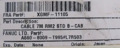 NEW FANUC A660-8009-T995#L7R503 CABLE 7 METERS XGMF-11105 A6608009T995L