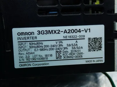 Used OMRON 3G3MX2A2004V1 Power Inverters | HGR 24 #747967