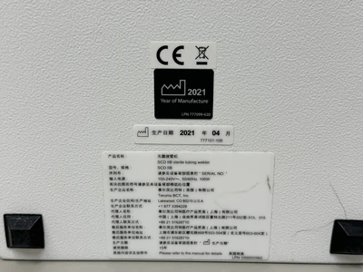 2021 Terumo BCT SCD IIB Sterile Tubing Welder 3NCC986