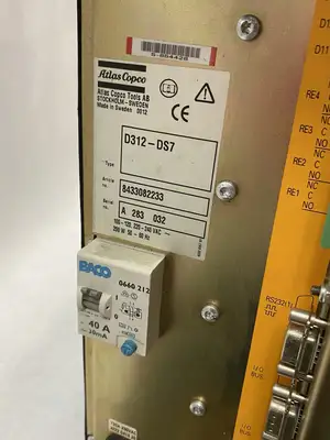 USED ATLAS COPCO TENSOR NUT RUNNER CONTROLLER D312-DS7