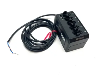 USED KEYENCE MULTI-HEAD CONNECTION AMPLIFIER MAIN SUPPORTING UNIT 5-PORT