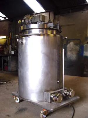 225 L S/S Electrically Heated Jacketed Cooker Tank