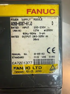Fanuc A06B-6087-H130 Power Supply Module B-65162 (8.4.1)