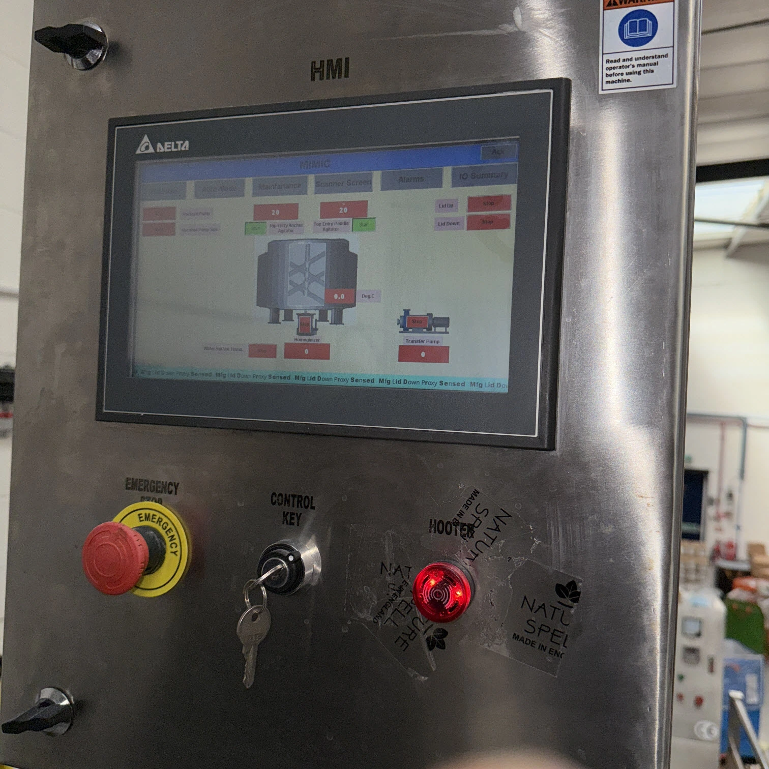 1,000L S.K. Pharma Contra-Rotational JKTD Reactor – S/S