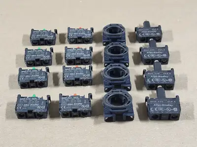 Package of Contact Blocks - 4 x 800F-X01 x 4, 800F-X10, 4 x 800F-N3G
