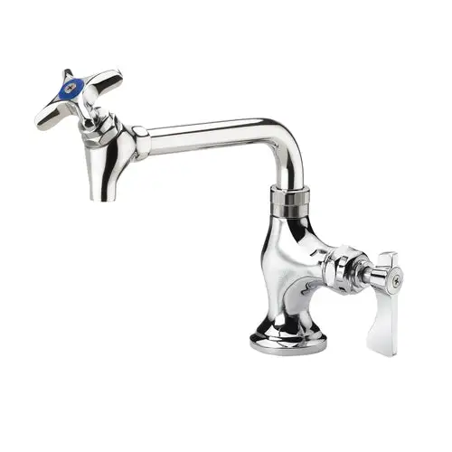 Krowne 16-160L Deck Mount Pot Filler Faucet w/ 6" Swing Nozzle