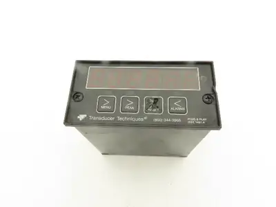 Transducer Techniques DPM-3 Digital Panel Mount Load Cell System 5 Digit Meter