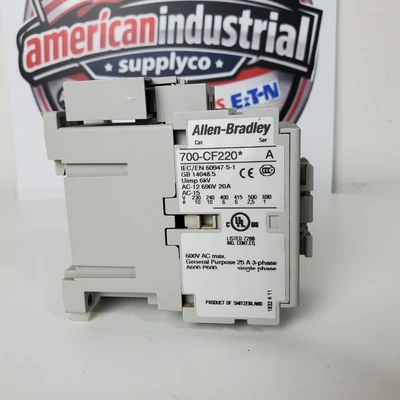 Used Allen-Bradley IEC/EN 60947-5-1 PLC Contactors California US | American Industrial Supply Co. #1377155