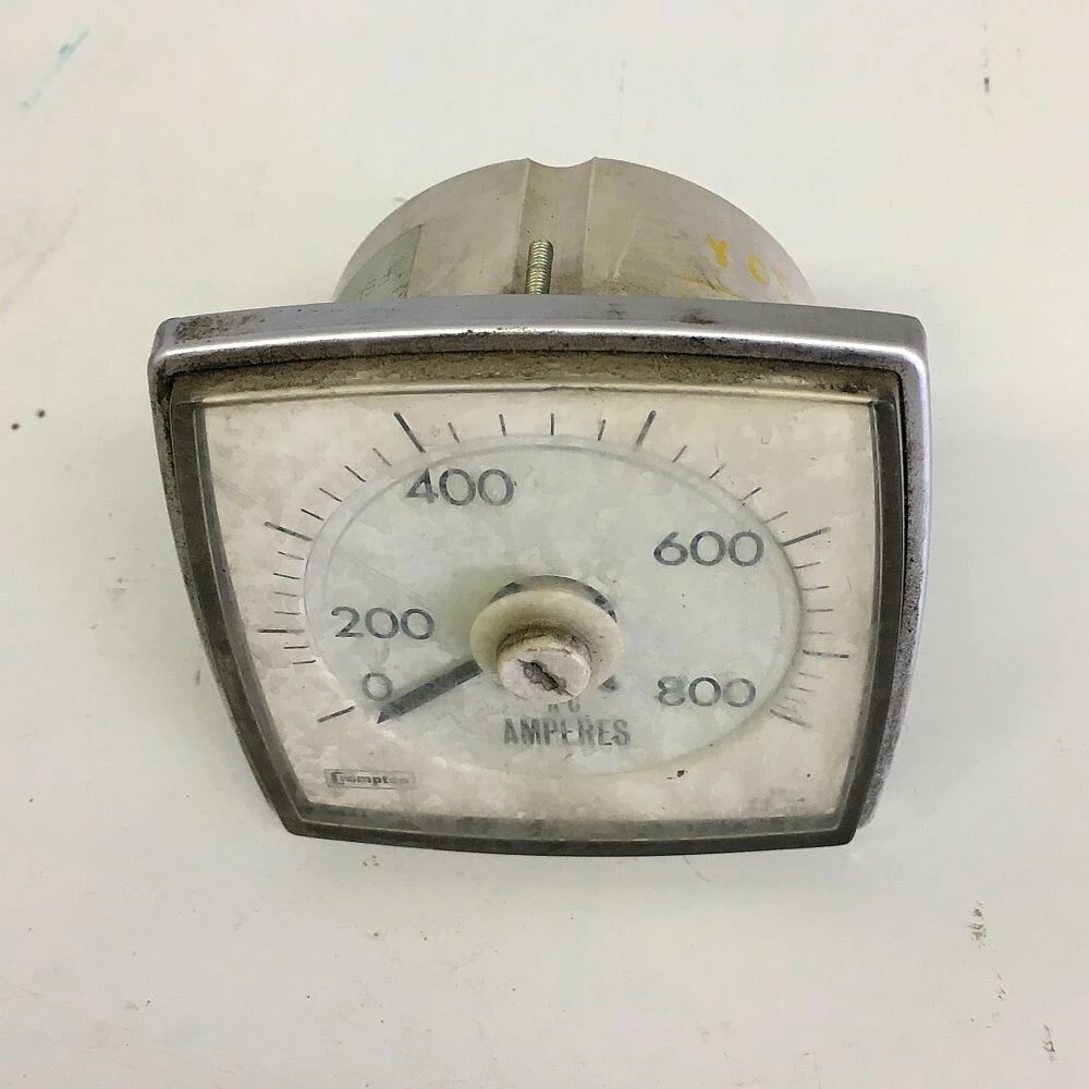 Crompton 0-800 Amp Analog Ammeter