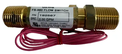 NEW GEMS 192567 FLOW SWITCH FS-380 20VA 120VAC