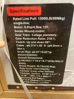 landhero Electric winch 2025