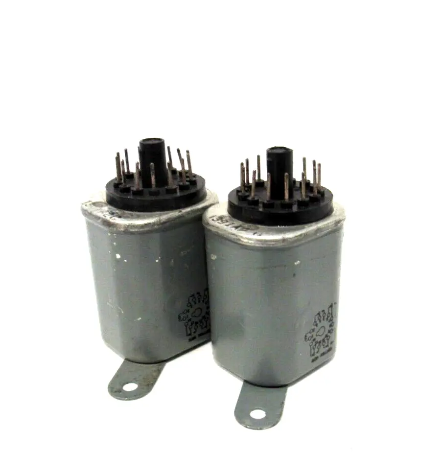 LOT OF 2 USED GENERAL ELECTRIC 3SAA1391A2 RELAY PLUG