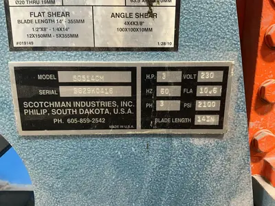 Used 2016 SCOTCHMAN INDUSTRIES, INC. 50514CM Ironworkers Ohio US | HGR 24 #1291835