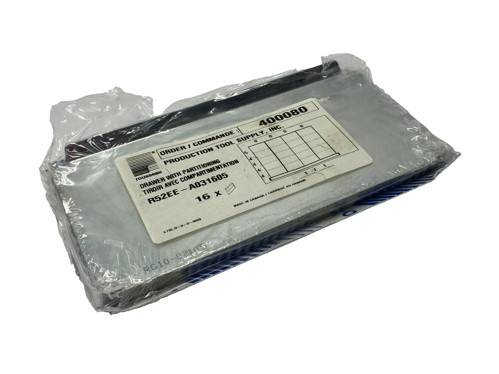 USED ROUSSEAU DRAWER PARTITIONING PACK OF 16