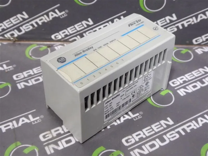 Allen Bradley 1794-IB8/A Flex I/O 24 VDC Sink Input Module Rev. C01 Used