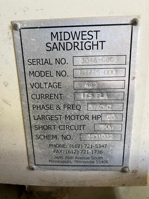 Used MIDWEST SANDRIGHT Nautilus N3775-DDD Wide Belt Sanders Arizona US | Complete Cutting Solutions #1293459