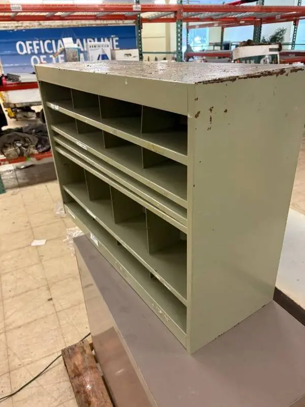 metal shelving/storage