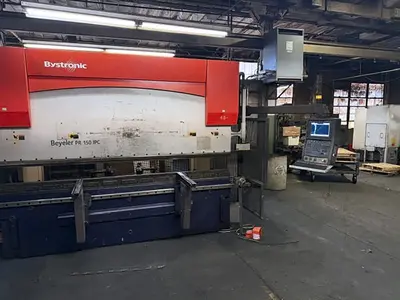 Used 2005 BYSTRONIC BEYELER PR 150X3100 Press Brakes Illinois US | Machinery Marketing International #1498405