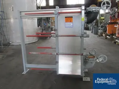 USED Alfa Laval 1,630 Sq Ft Alfa Laval Plate Heat Exchanger, S/S, 150#