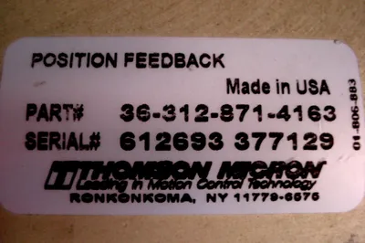 NEW THOMSON MICRON 36-312-871-4163