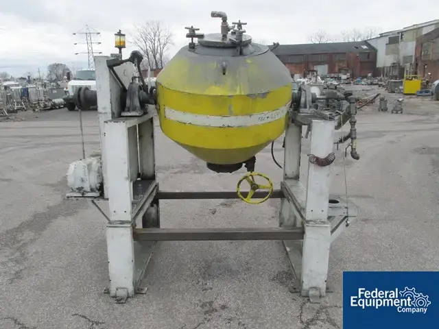 Used Paul O. Abbe 10 Cu Ft Abbe Double Cone Vacuum Dryer, S/S Dryers Ohio US | Federal Equipment Company #130124