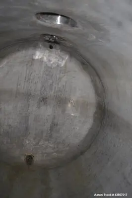 Used Inox AG 1000L Mobile Pressure Tank – 316L Stainless Steel, 28.4 PSI, Horizontal