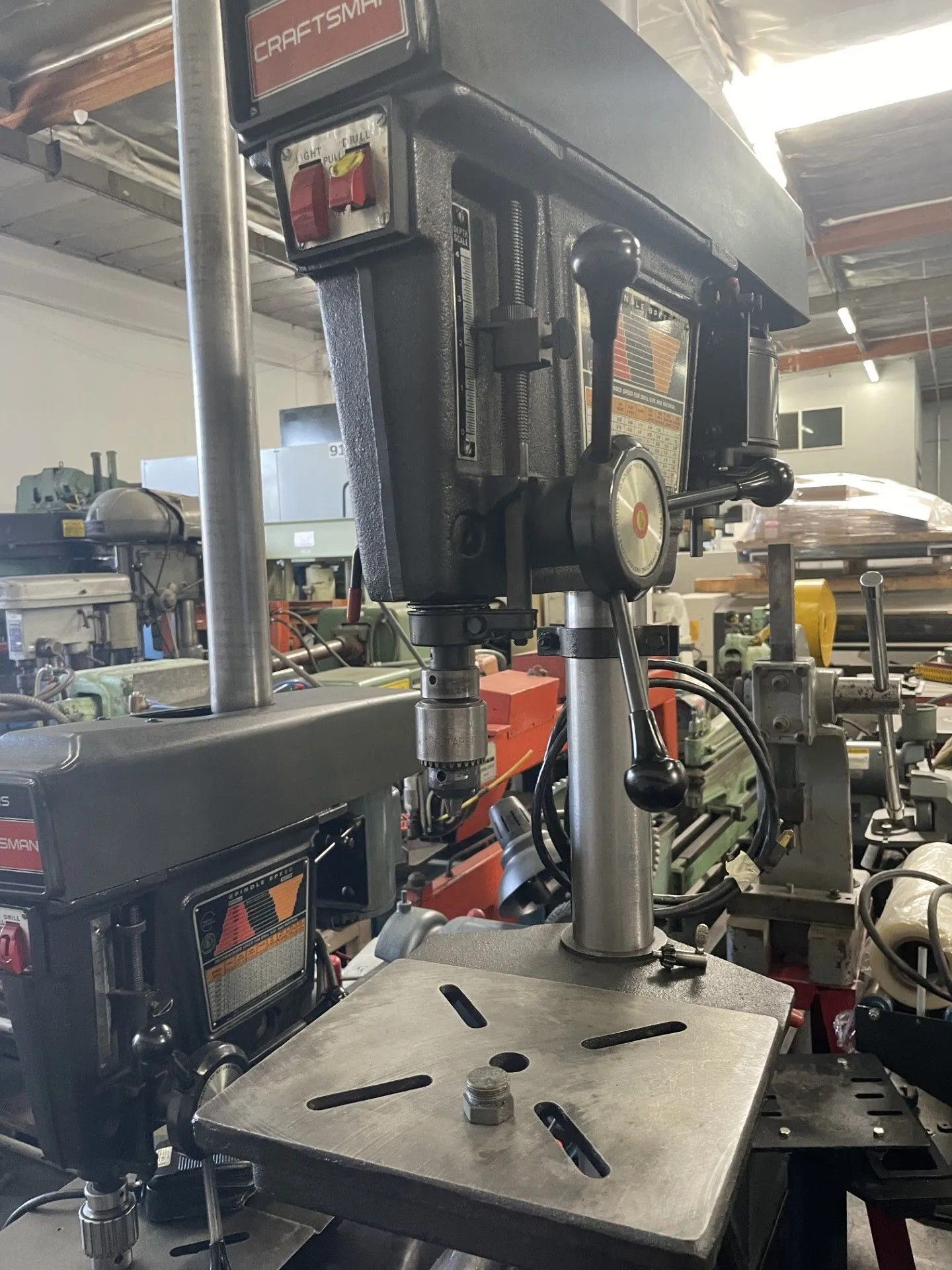 Used CRAFTSMAN 113-21370 Heavy Duty & Sensitive Single Spindle Drills California US | Wheeler Machinery Sales #1269882