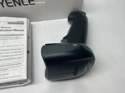 USED KEYENCE HANDHELD CODE SCANNER/READER, 0-114MM READING