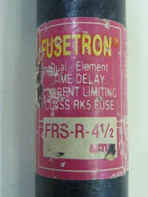 USED FUSETRON FRS-R-4-1/2
