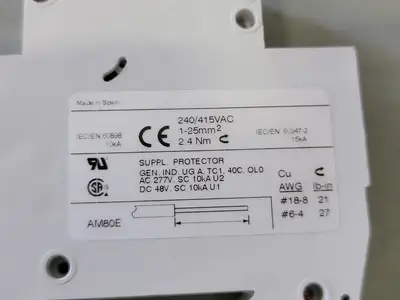 Used SPRECHER + SCHUH L8-10/1/C Switchgears British Columbia CA | Lenmark #244616