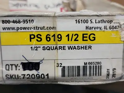 USED UNISTRUT PS 619 1/2 EG