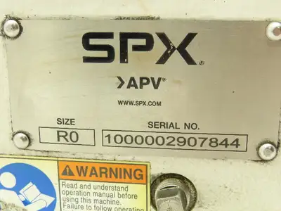 SPX APV R0 R-Series Sanitary Positive Displacement Pump Head 2-Lobe 2.5 GPM