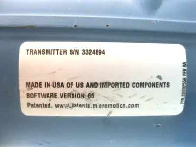 USED Micro Motion R200S418NCAAEZYZZ