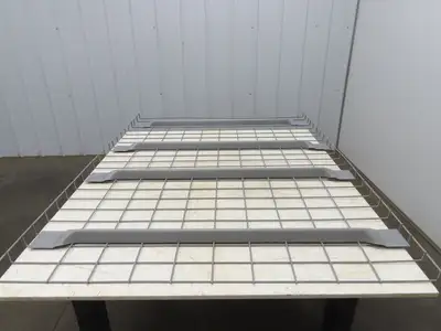 New Pallet Rack Wire Deck 42x58" Waterfall 4 Flared Channel Racking 2500lb Mesh