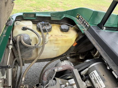(1) 2019 E-Z-Go EFI golf cart with a Kawasaki gas engine, model 657061G01, includes canopy, fold-dow...